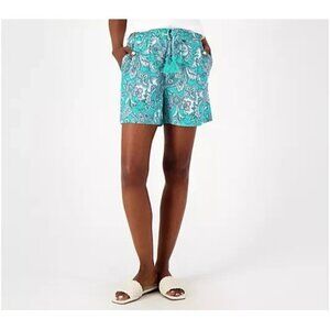 Belle Beach by Kim Gravel Cabana Knit Tassel Short Atlantis Boho  p 3X A605538